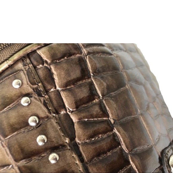 Kathy Van Zealand Large Duffle Style Weekender Shoulder Purse Satchel Bag - Picture 11 of 16